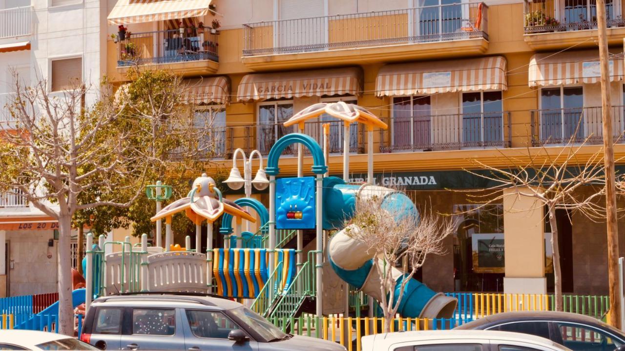 Atico Lujo Primera Linea, Terraza, Piscina, Parking 카스텔 데 페로 외부 사진